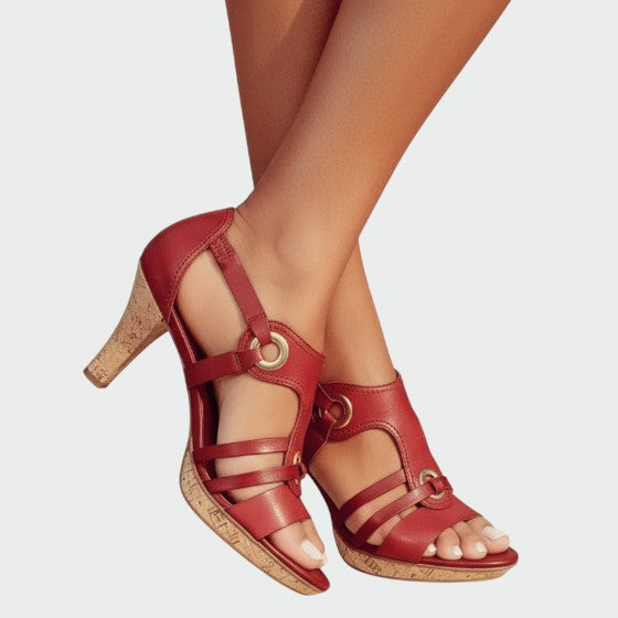 Amara -  Comfortable Heeled Sandals