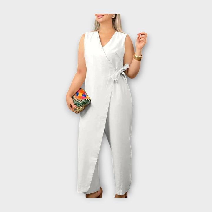 Jumpsuit with Belt at the Waist