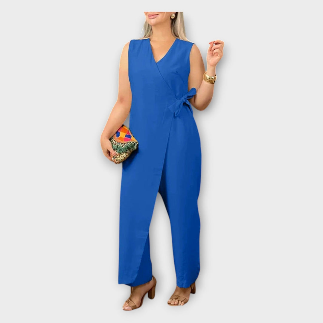 Jumpsuit with Belt at the Waist