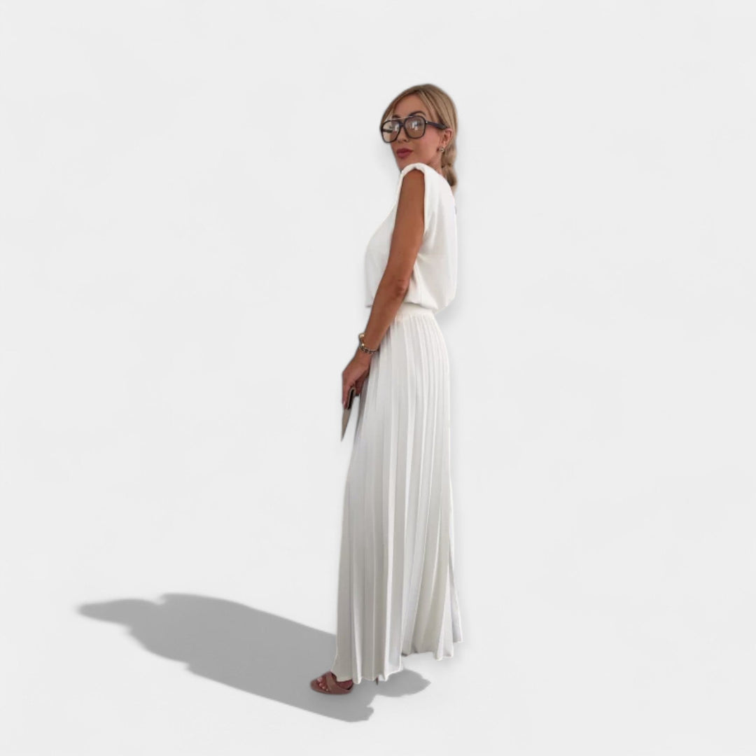 Summer Outfit Set with Top and Pants