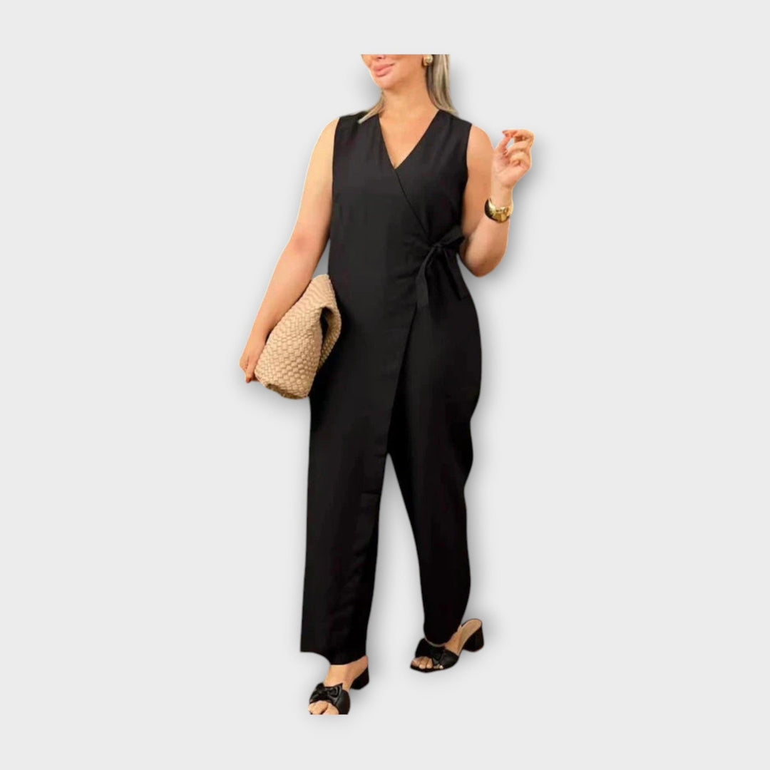 Jumpsuit with Belt at the Waist